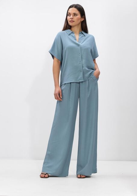 Lichtblauwe BY-BAR  BARLEY VISCOSE BLOUSE - large