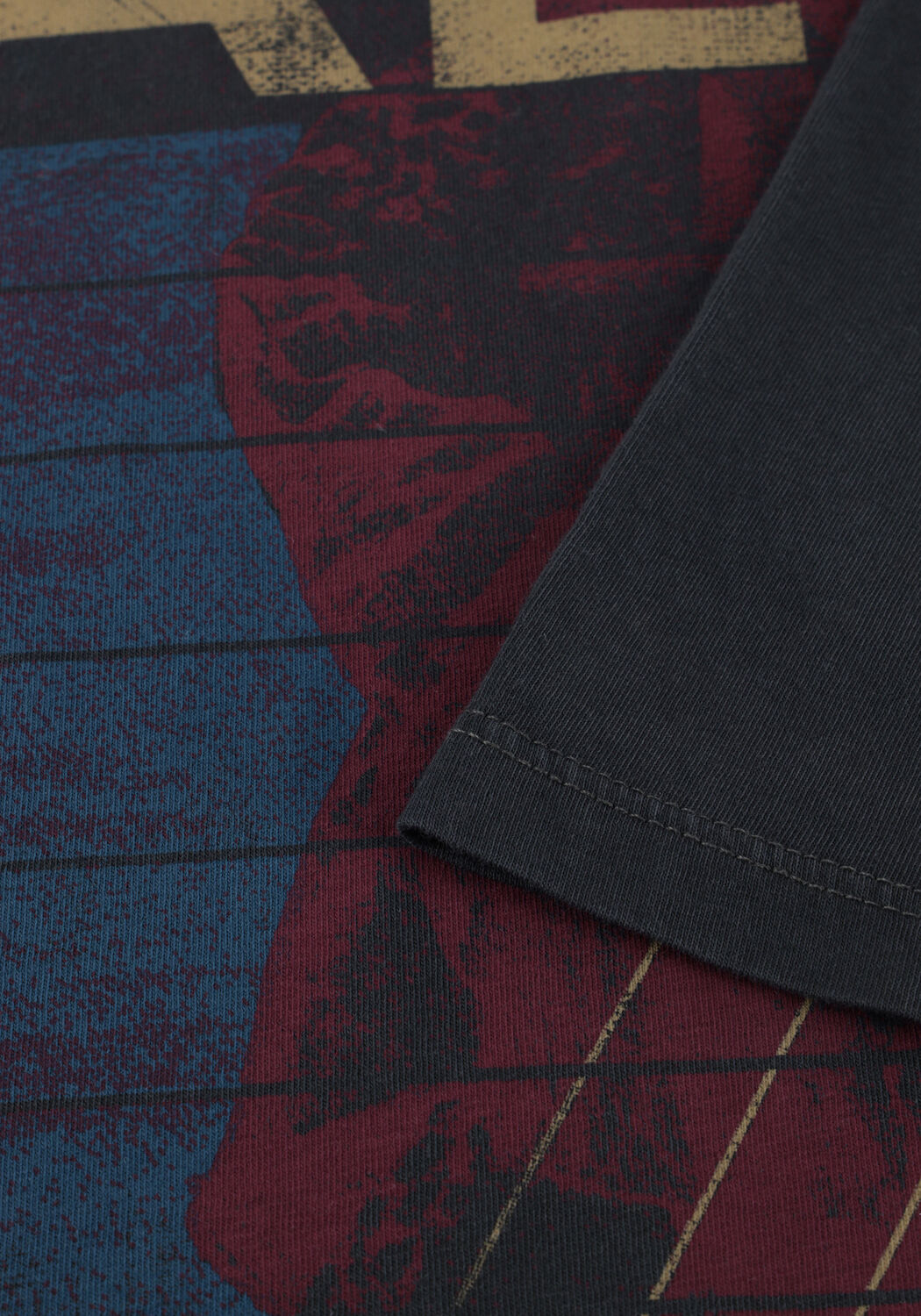 ALIX THE LABEL T-shirt LADIES KNITTED BAND T-SHIRT en gris - large