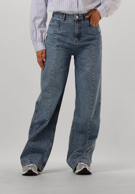 ALIX THE LABEL Wide jeans LADIES WOVEN SOFT DENIM WIDE LEG PANTS en bleu - large