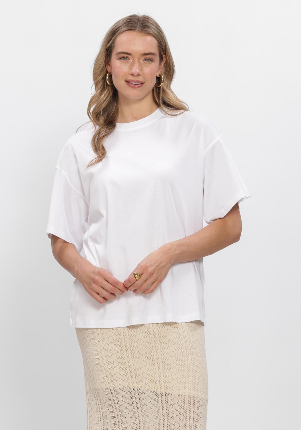 MSCH COPENHAGEN MSCHKINSEY MELEA TEE Hauts & T-shirts en blanc - large