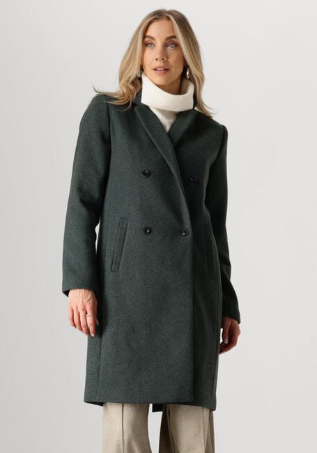 Donkergroene MODSTRÖM Mantel ODELIA COAT - large