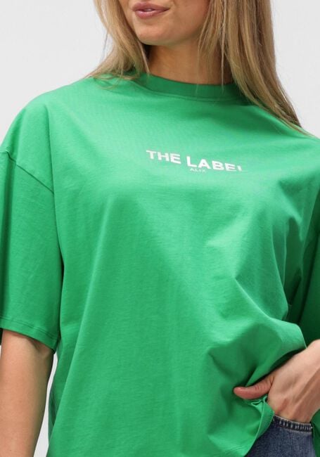 ALIX THE LABEL T-shirt LADIES KNITTED THE LABEL T-SHIRT en vert - large