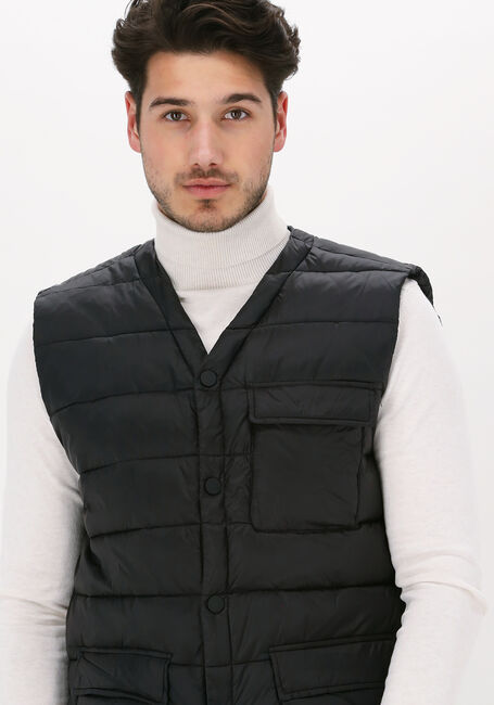 ANERKJENDT Veste sans manches AKRASMUS PADDED GILET en noir - large