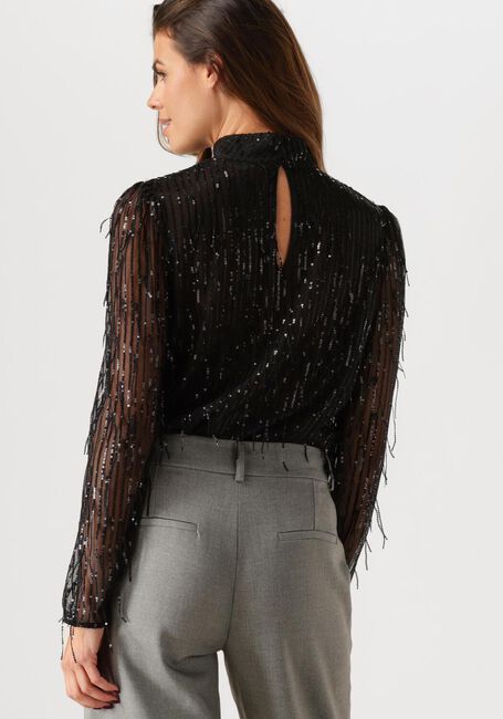 Zwarte SECOND FEMALE  TASSEL BLOUSE - large