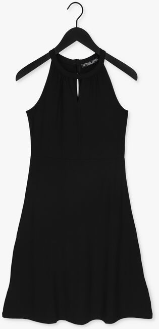 Zwarte JANSEN AMSTERDAM Midi jurk DRESS V570 - large