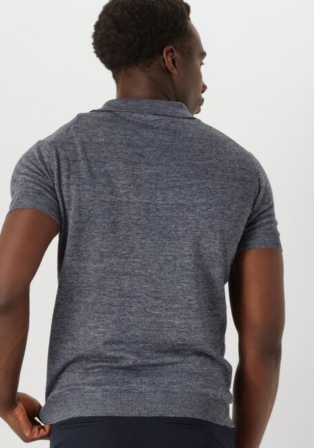 GENTILUOMO Polo POLO NO BUTTON SS K2020-275 en bleu - large