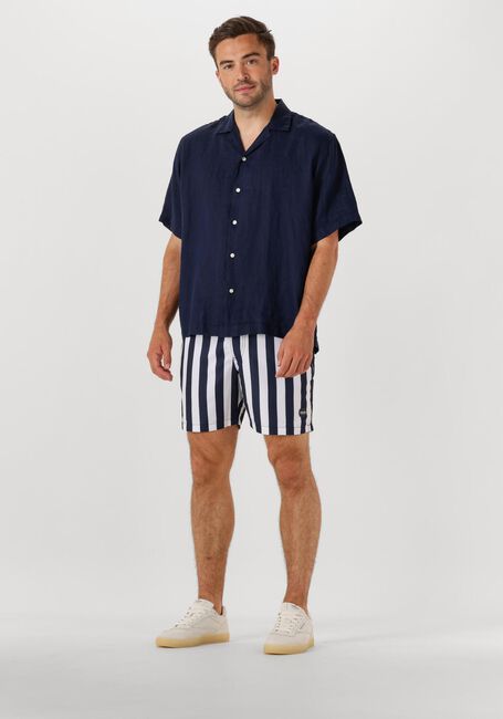 Blauwe SHIWI Zwembroeken MEN SWIMSHORT BROAD STRIPE - large