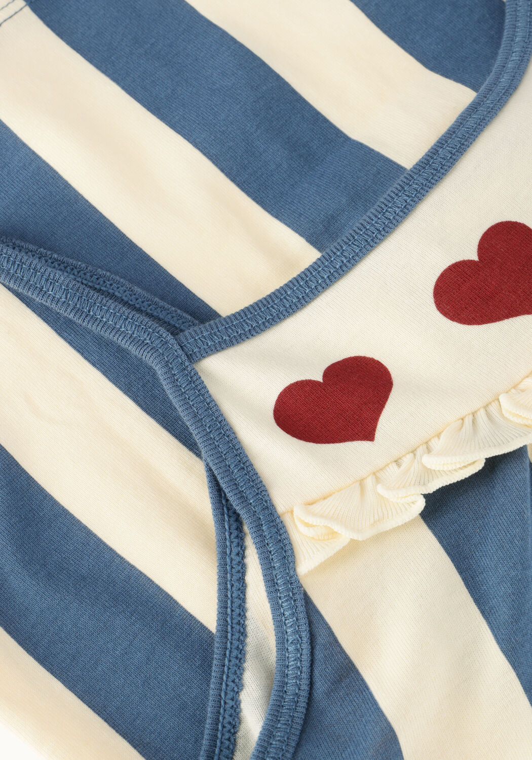 Blauwe KONGES SLOJD Top CLASSIC STRAP TOP GOTS - large