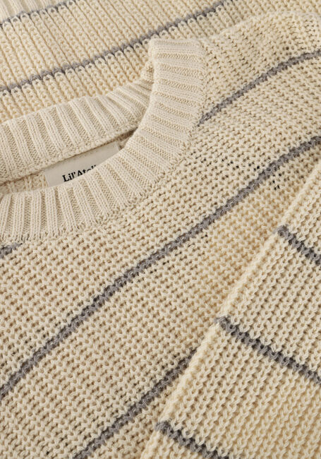 Beige LIL' ATELIER Trui NMMEMLEN LS KNIT STRIPES LIL - large