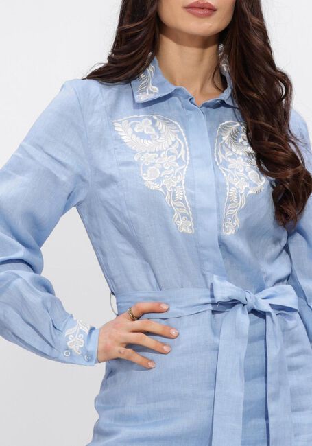 Lichtblauwe SILVIAN HEACH Mini jurk SHORT DRESS HYLAS - large