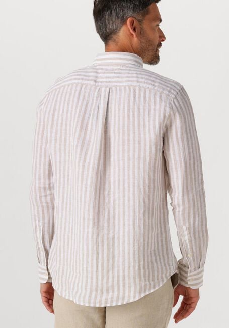 TOMMY HILFIGER Chemise décontracté LINEN ESSENTIAL STRIPE RF SHIRT Écru - large