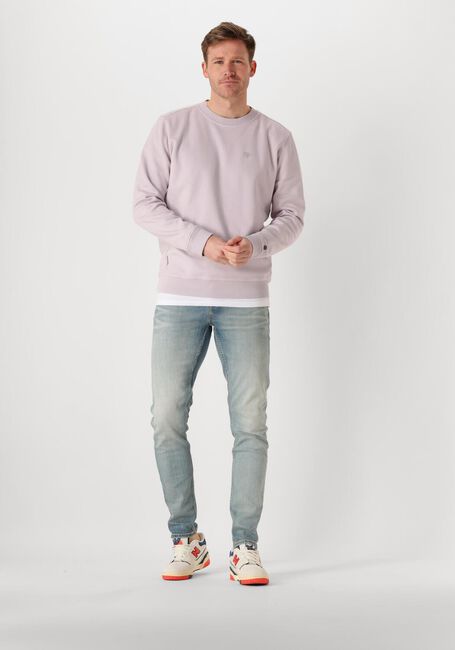 Lila CAST IRON Trui LONG SLEEVE R-NECK REGULAR FIT TWILL - large