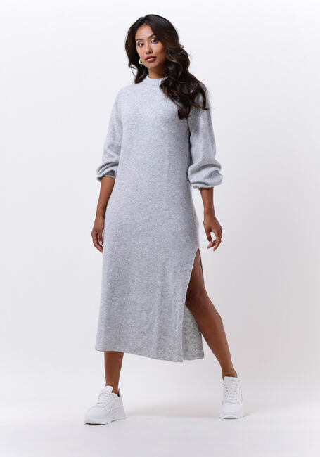 CALVIN KLEIN Robe midi FLUFFY YARN SWEATER DRESS en gris - large