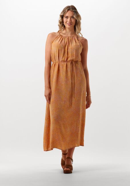 SISSEL EDELBO Robe midi MERIDA SILK STRAP DRESS en beige - large