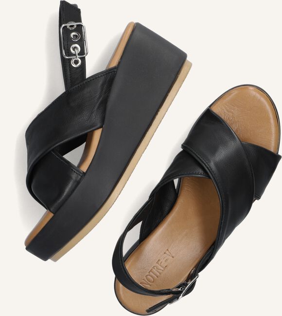 Zwarte NOTRE-V Sandalen 123096 Zwarte NOTRE-V Sandalen 123096 - large