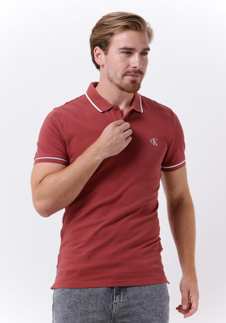 Rode CALVIN KLEIN Polo TIPPING SLIM POLO - large