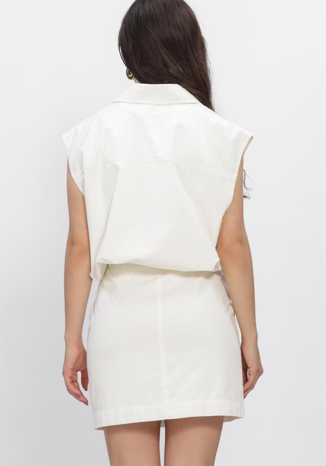 Witte MSCH COPENHAGEN Jassen MSCHJOSILYN VEST - large