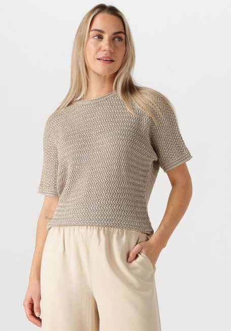 Beige BEAUMONT Trui HEARTY PULLOVER - large
