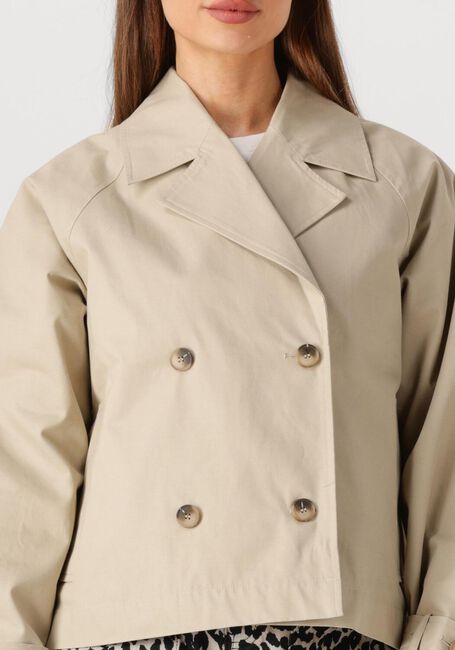 Beige SELECTED FEMME Mantel SLFCILO SHORT TRENCHCOAT - large