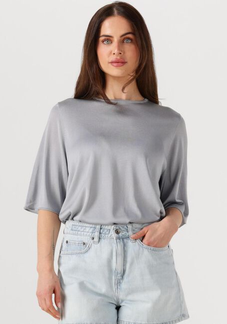 Grijze DRYKORN T-shirt NISLE - large