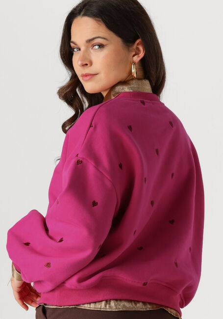 Roze YDENCE Trui SWEATER HEARTS - large