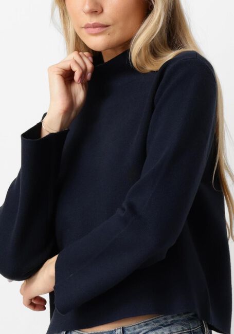 MINUS Pull LUPI HIGH NECK PULLOVER Bleu foncé - large