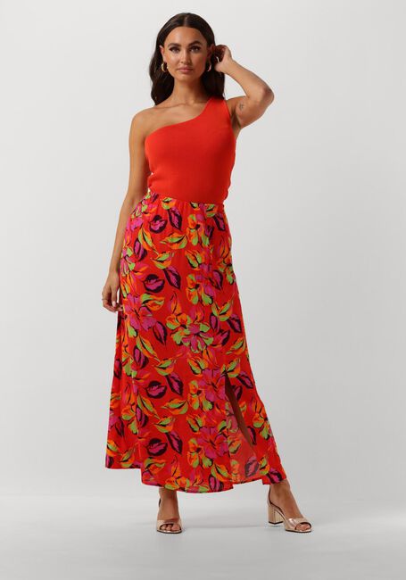 Y.A.S. Haut YASMILLA ONE SHOULDER KNIT TOP en rouge - large