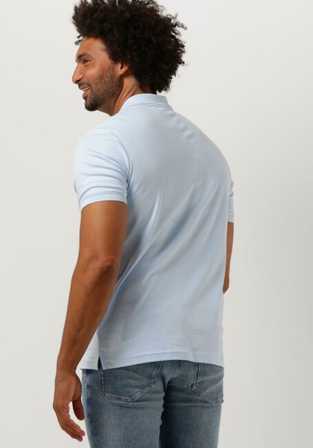 Lichtblauwe CALVIN KLEIN Polo SMOOTH COTTON SLIM POLO - large