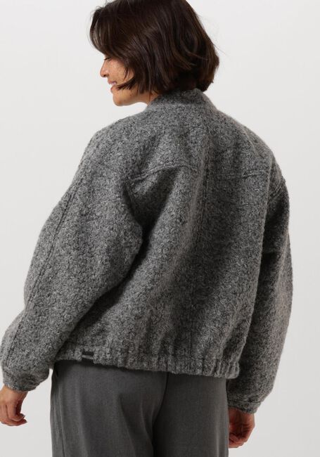 Grijze NUKUS Jassen BALTIMORE JACKET BOUCLE - large