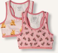 Roze CLAESEN'S  CROP TOP 2-PACK Roze CLAESEN'S  CROP TOP 2-PACK - medium