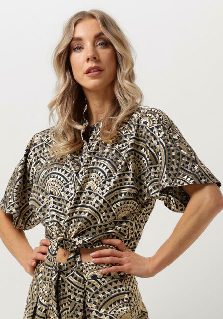 GREEK ARCHAIC KORI 350111 Blouses Bleu foncé - large