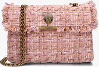 KURT GEIGER LONDON TWEED KENSINGTON BAG Sac bandoulière en rose - medium