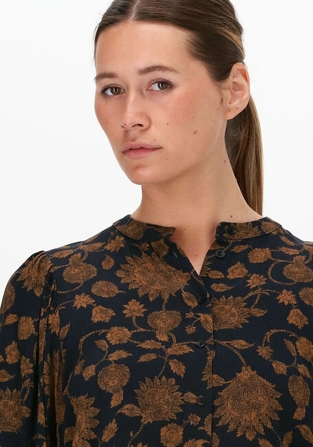 BY-BAR RIKKI LS GOLDEN FLOWER BLOUSE Blouses en noir - large