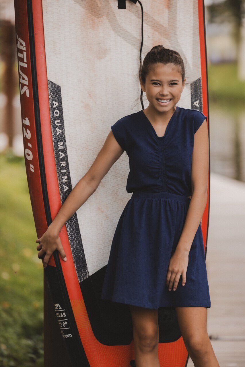 LOOXS 10sixteen Mini robe 2512-5836 Bleu fonc&eacute; - large