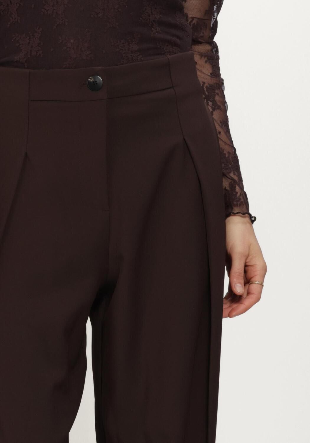 MSCH COPENHAGEN Pantalon MSCHVEGA HW PANTS Bordeaux - large