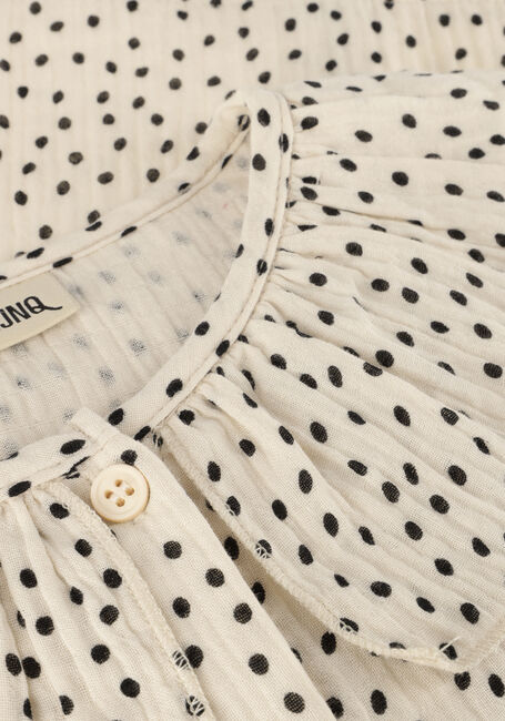 CARLIJNQ MINI DOTS - BLOUSE BIG COLLAR Blouses en blanc - large