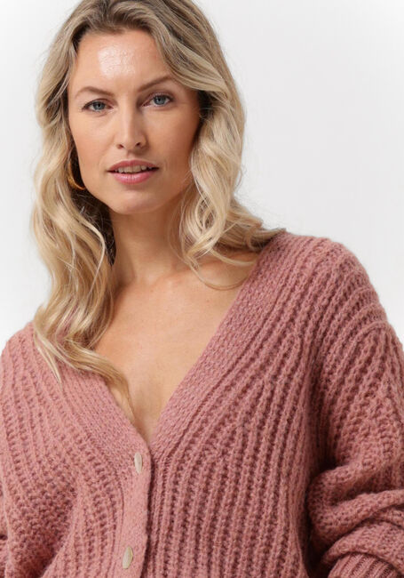 Lichtroze BY-BAR Vest KATY CARDIGAN - large