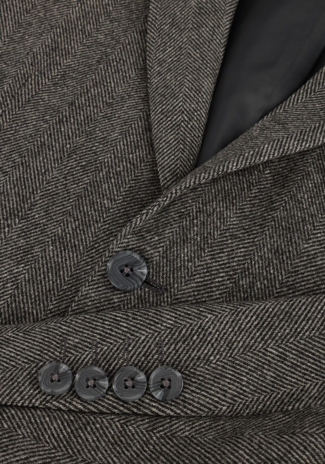 SELECTED MEN SLHSLIM-REED WOOL BLZ Vestons en gris - large