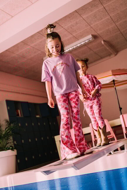 Roze JACKY SUE Broeken/jumpsuits JACKY PANTS - large