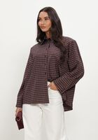 Bruine NEO NOIR  ANELLA CHECK SHIRT