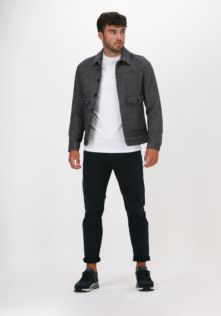 DSTREZZED Jack TRUCKER JACKET WOOL TWEED en gris - large