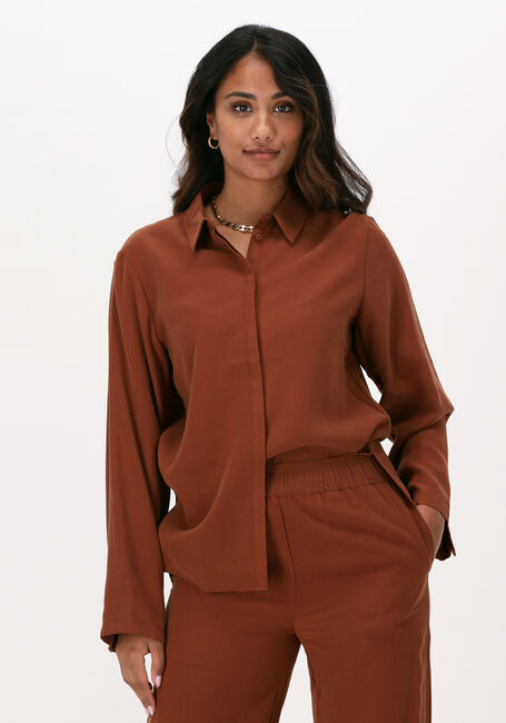Bruine ANOTHER LABEL  FARGER SHIRT - large