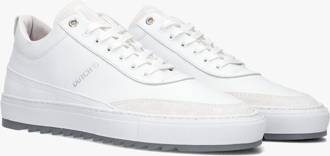 Witte DUTCH'D Lage sneakers MYTH HEREN - large