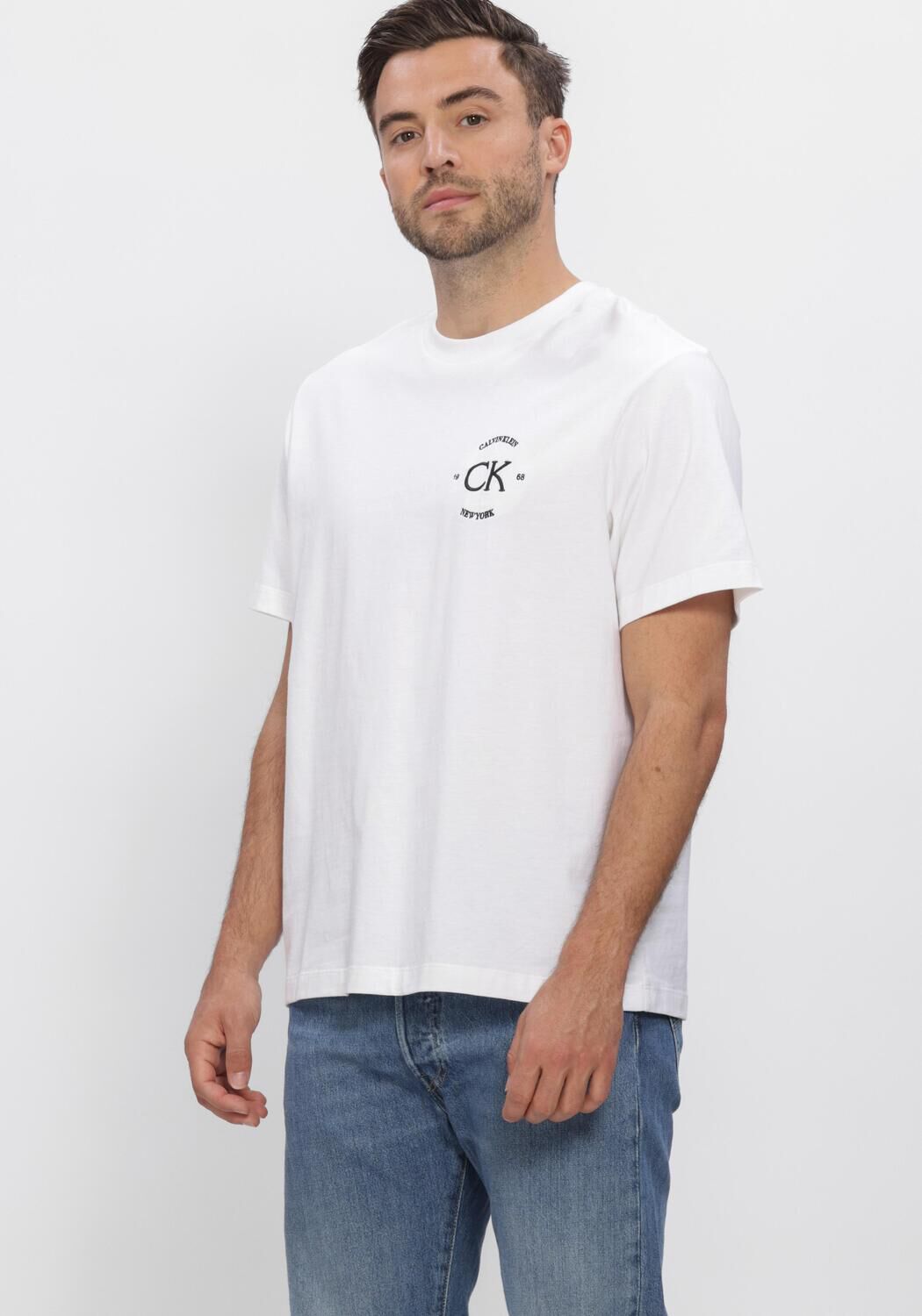 CALVIN KLEIN T-shirt 20S APRIL GRAPHIC SEASONAL FASHI en blanc - large