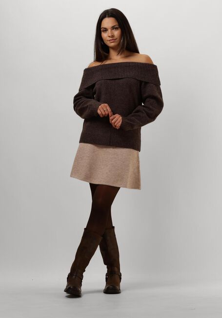 NEO NOIR Mini-jupe GISA KNIT SKIRT en beige - large