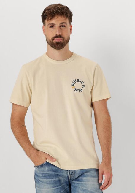 BUTCHER OF BLUE T-shirt ARMY CIRCLE TEE en beige - large