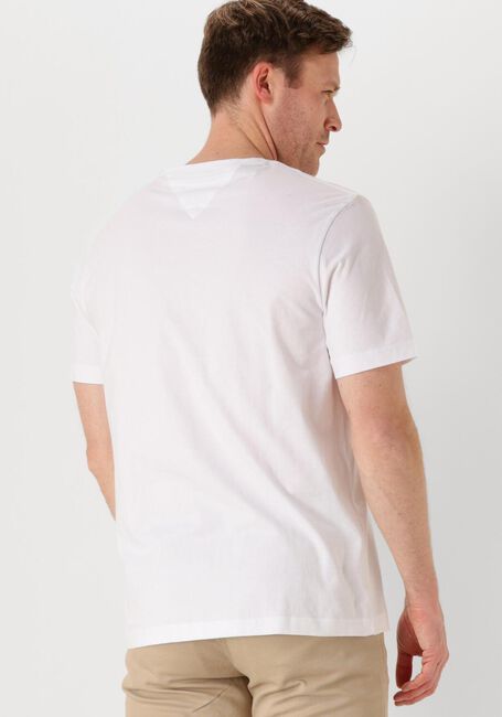 Witte TOMMY HILFIGER T-shirt MONOTYPE PRINTED LABEL TEE - large