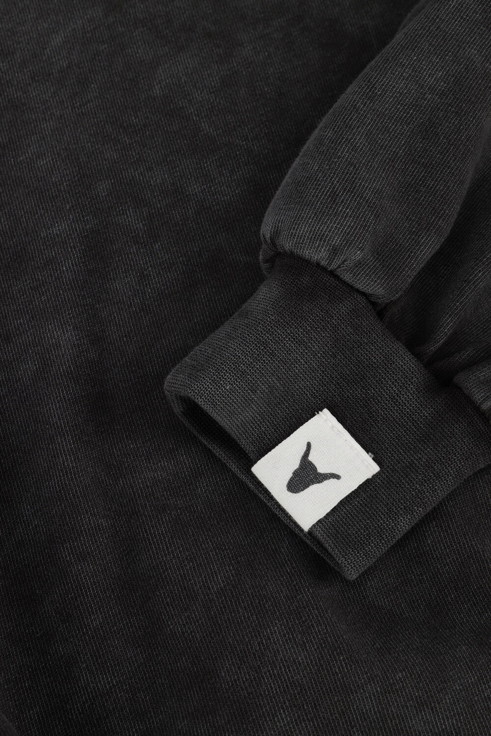 Donkergrijze ALIX MINI Sweater RUFFLE VINTAGE SWEATER - large