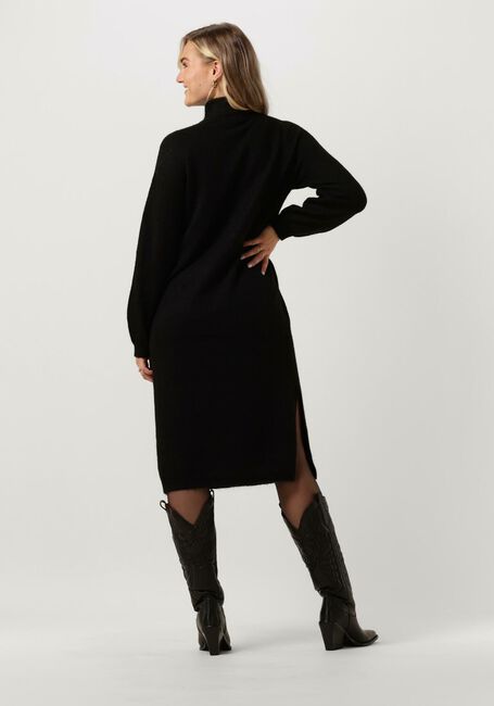 Y.A.S. Robe midi YASBALIS LS FUNNEL KNIT DRESS en noir - large