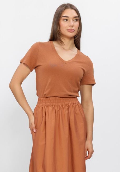 CIRCLE OF TRUST T-shirt MILA TEE en marron - large